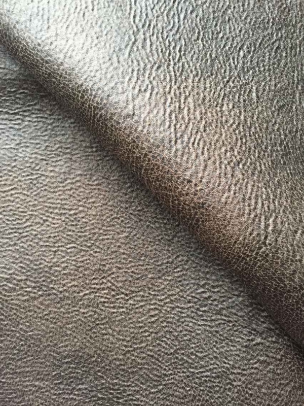 Suede foaming bronzing